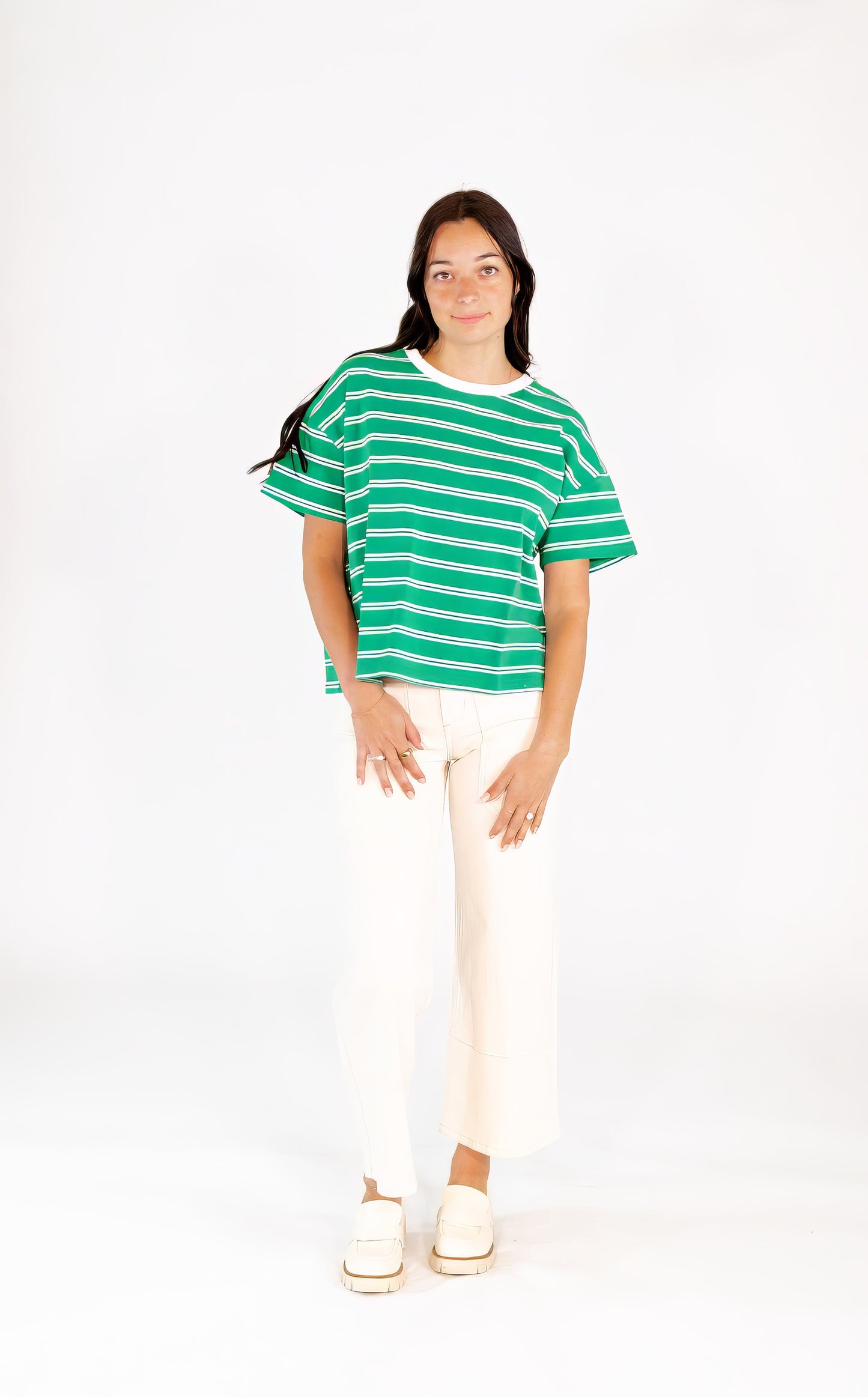 Ophelia White Barrel Jeans