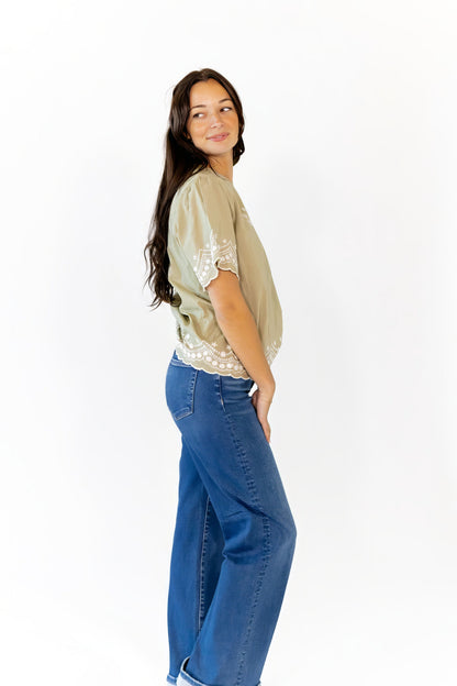 Wren Embroidered Top
