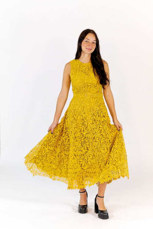 Nellie Lace Midi Dress