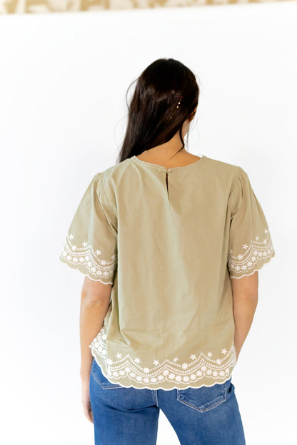 Wren Embroidered Top