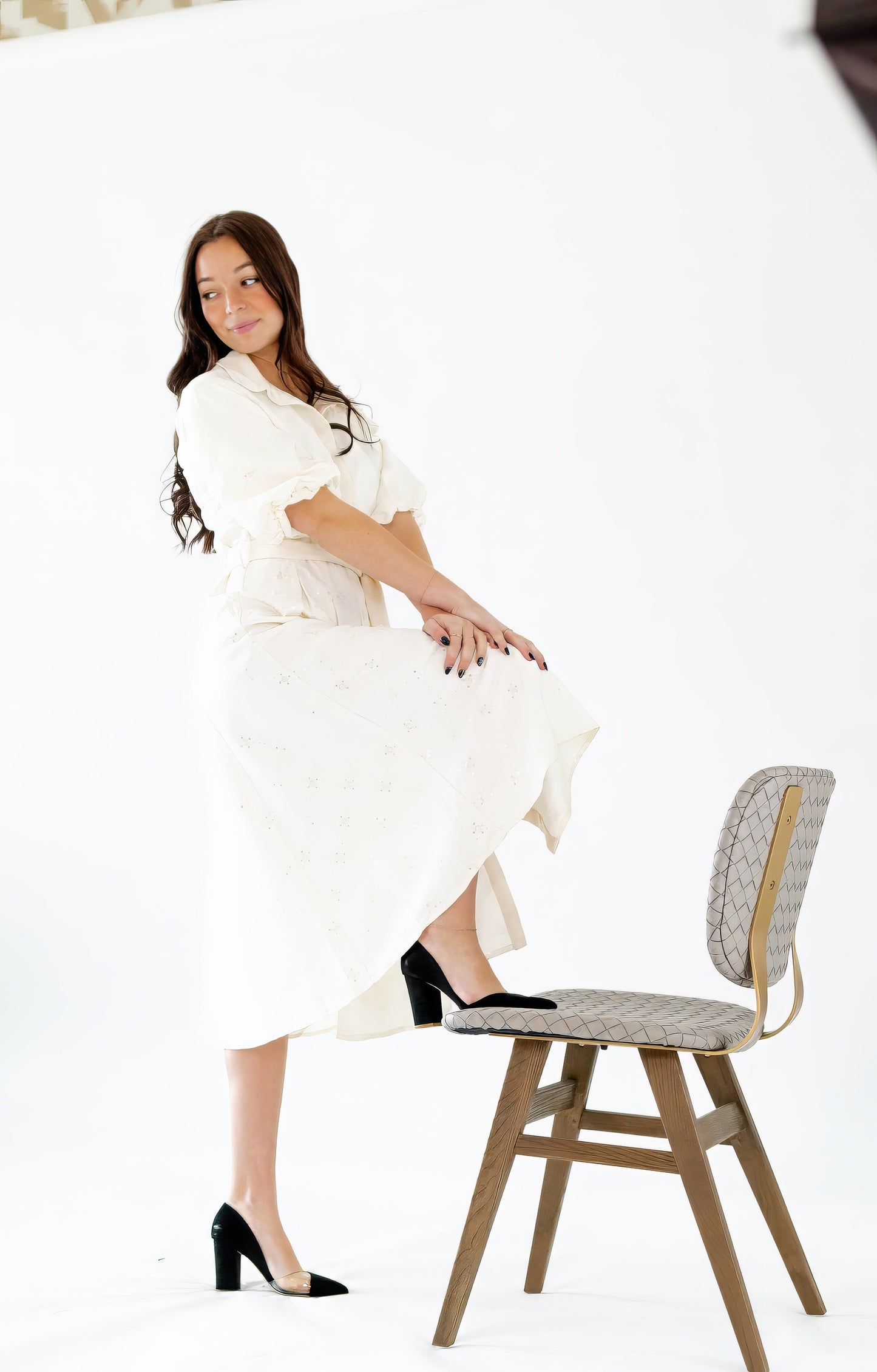 Brielle Sequin Shirt Dress