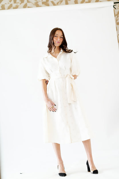 Brielle Sequin Shirt Dress