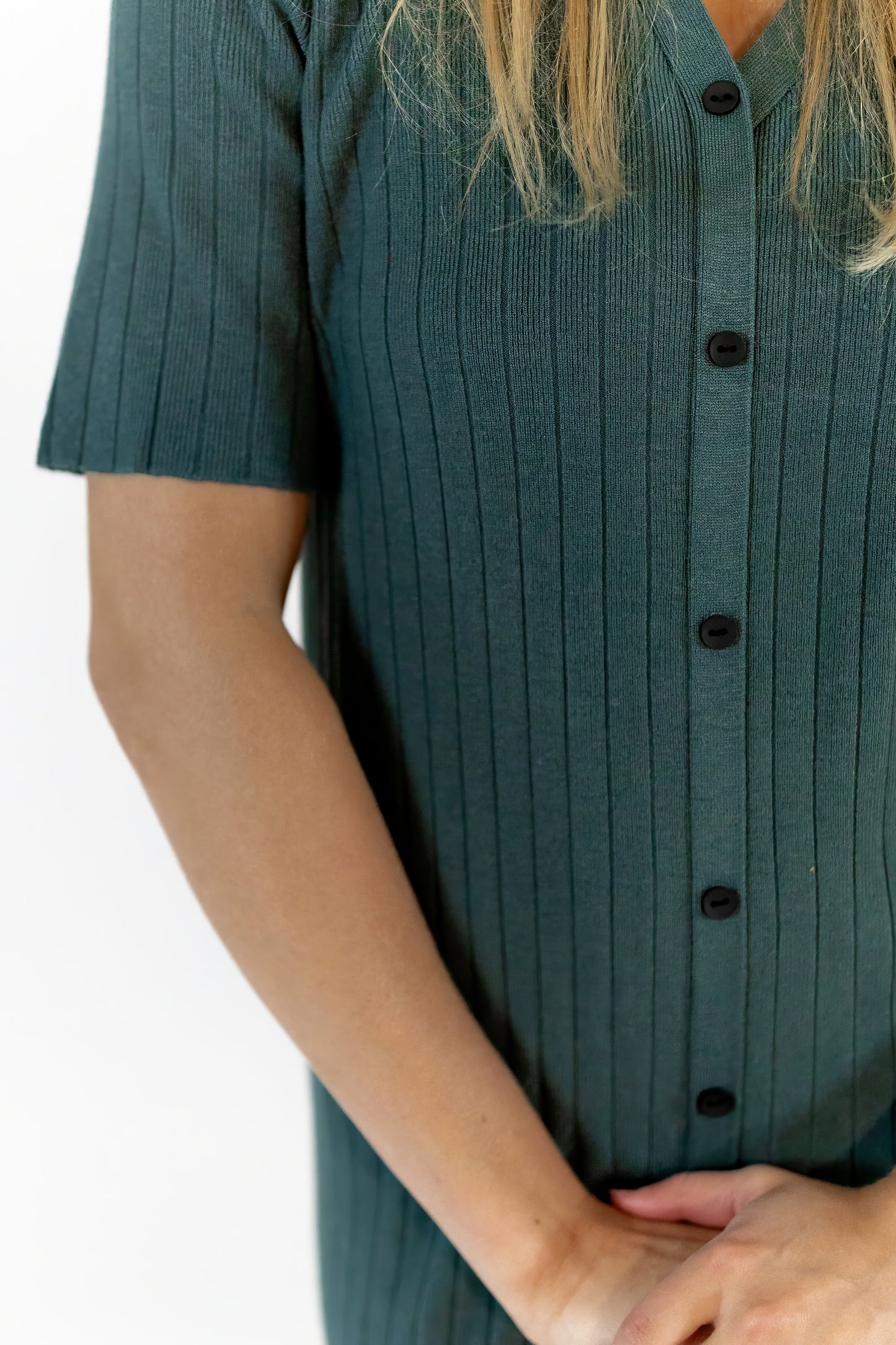 Laith Button Down Sweater Dress