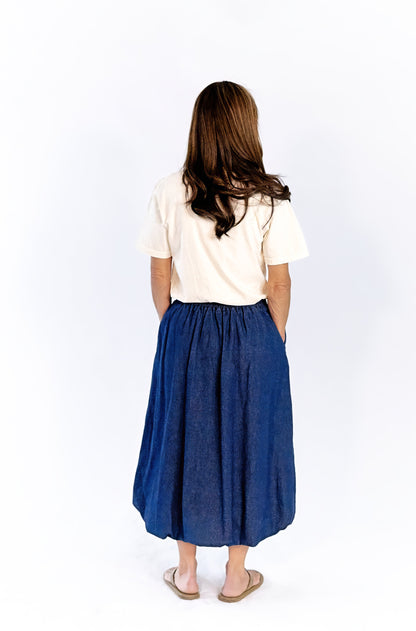 Juniper Denim Bubble Skirt
