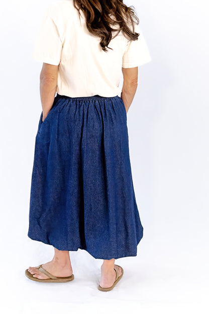 Juniper Denim Bubble Skirt