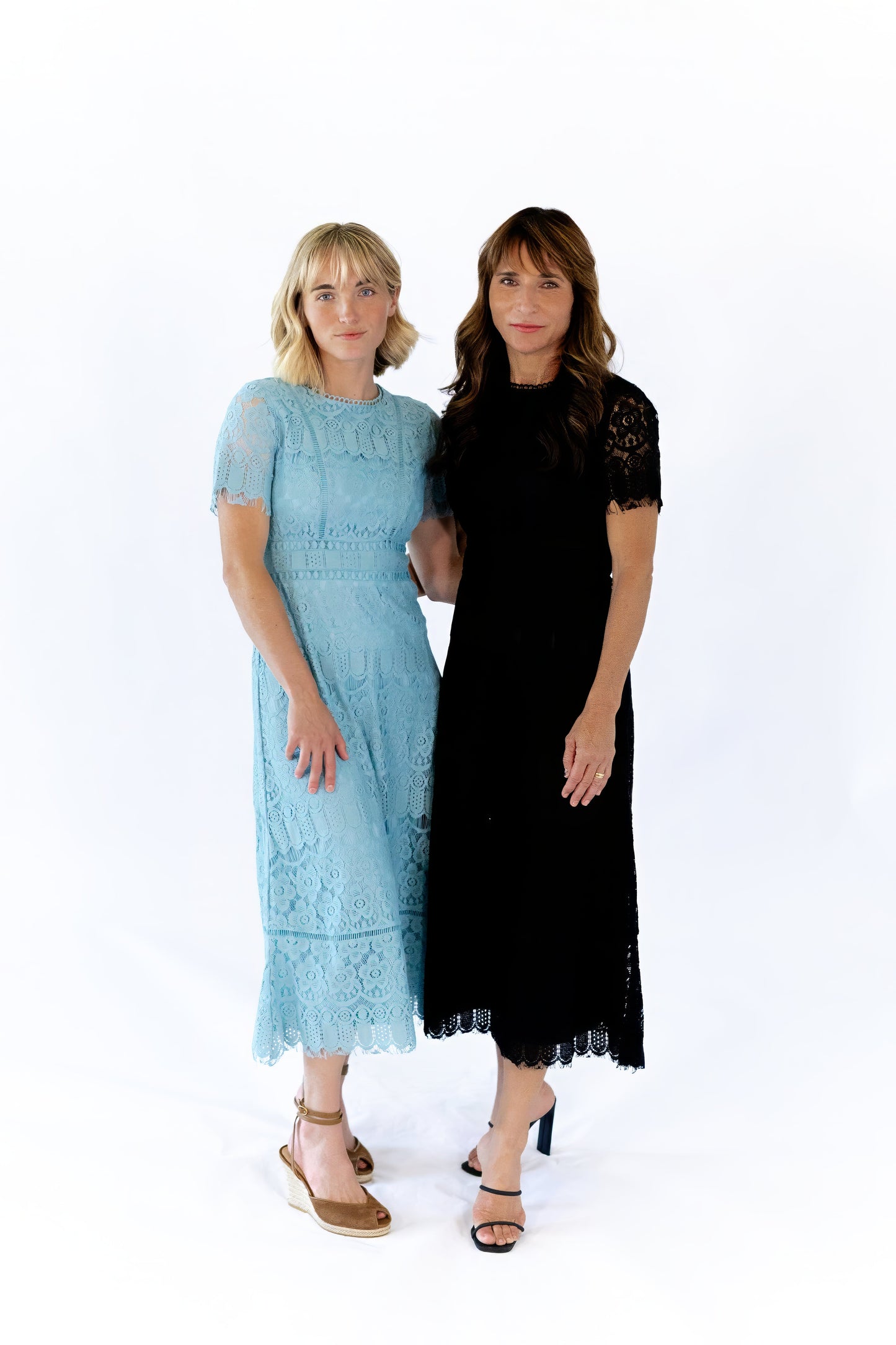 Joy Scalloped Lace Dress · Teal