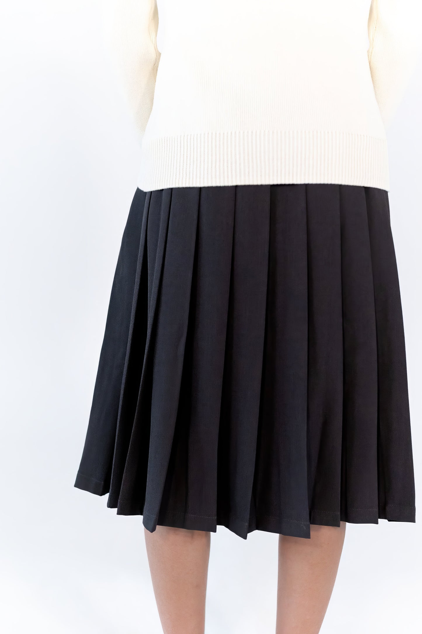Simone Charcoal Tie Waist Skirt