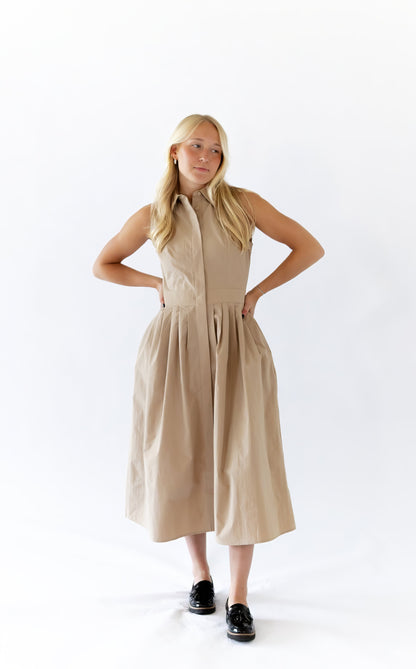 Winnie Sleeveless Midi Dress