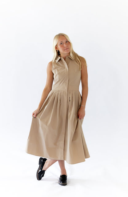 Winnie Sleeveless Midi Dress