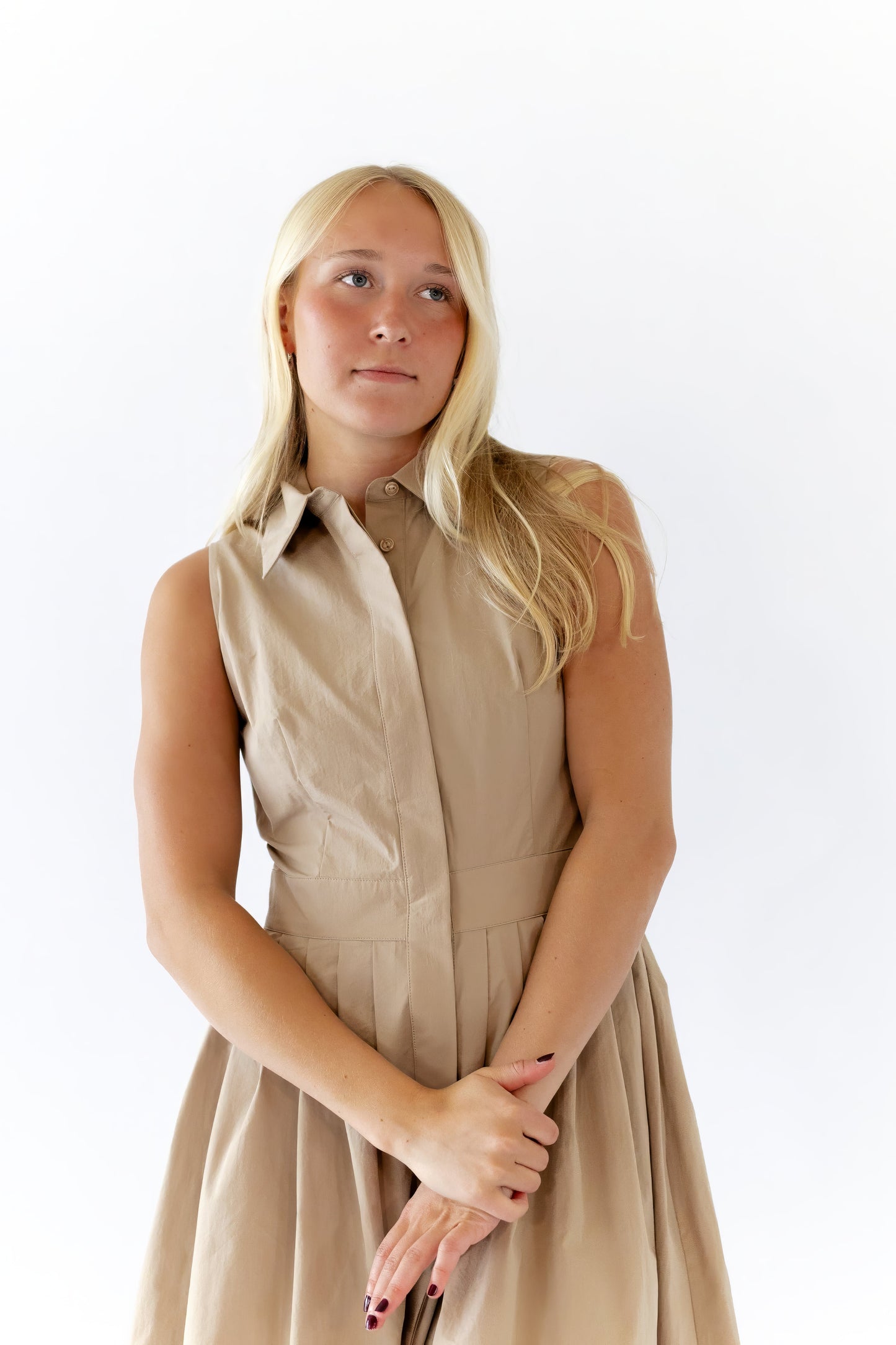 Winnie Sleeveless Midi Dress