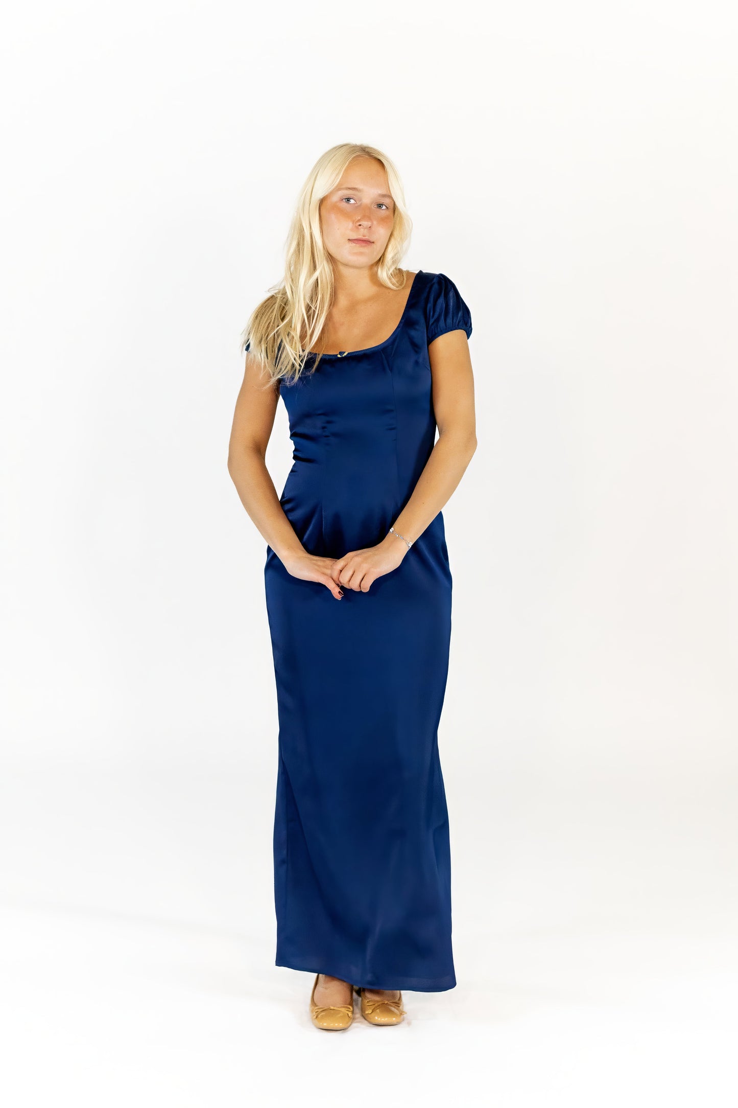 Jay Rose Detail Dress · Navy