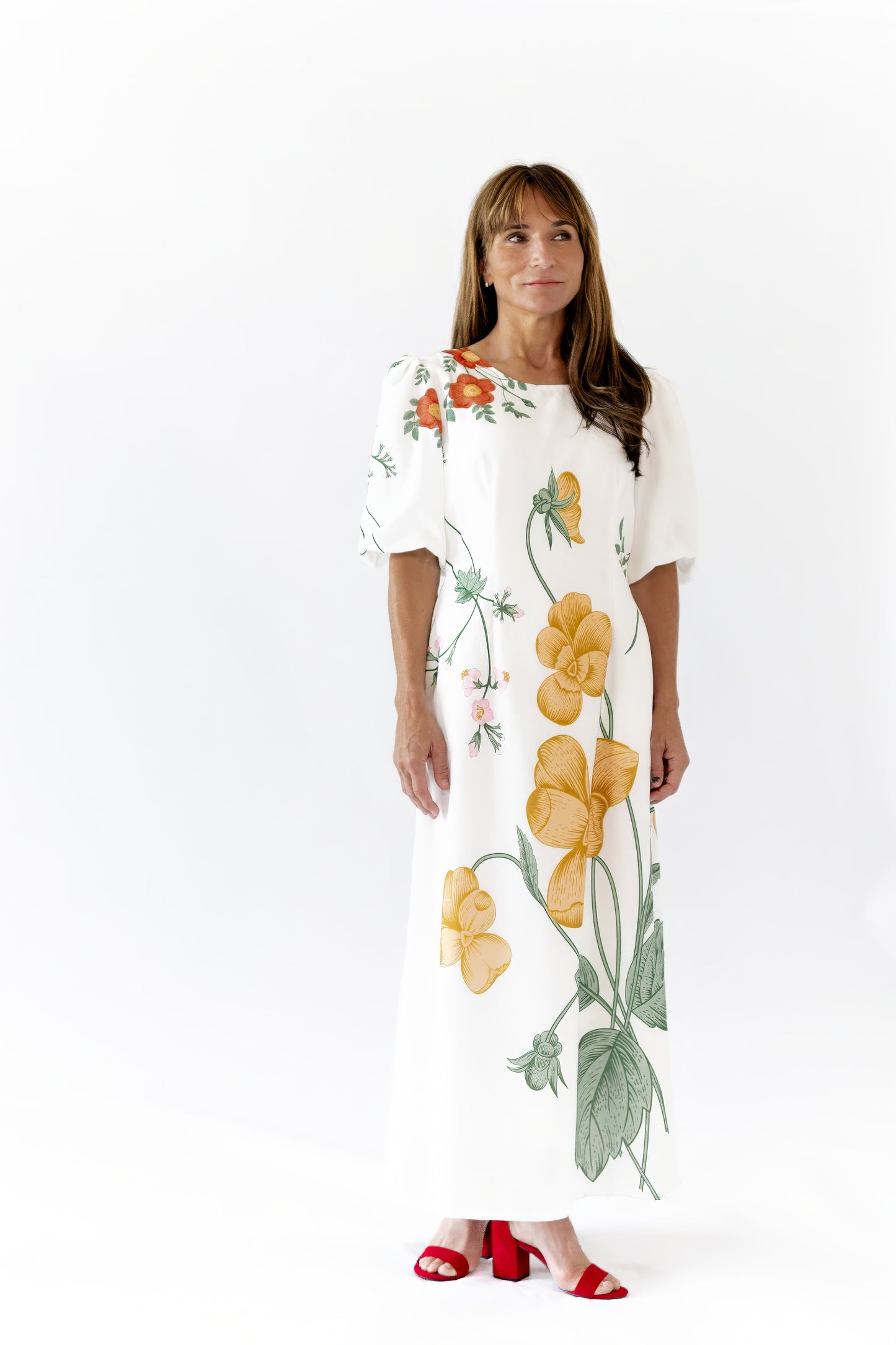 Wesley Floral Print Maxi Dress