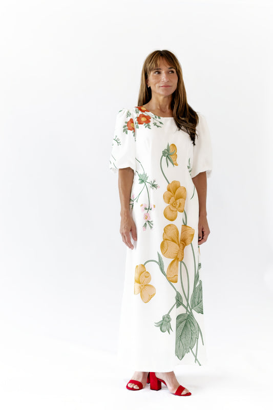 Wesley Floral Print Maxi Dress
