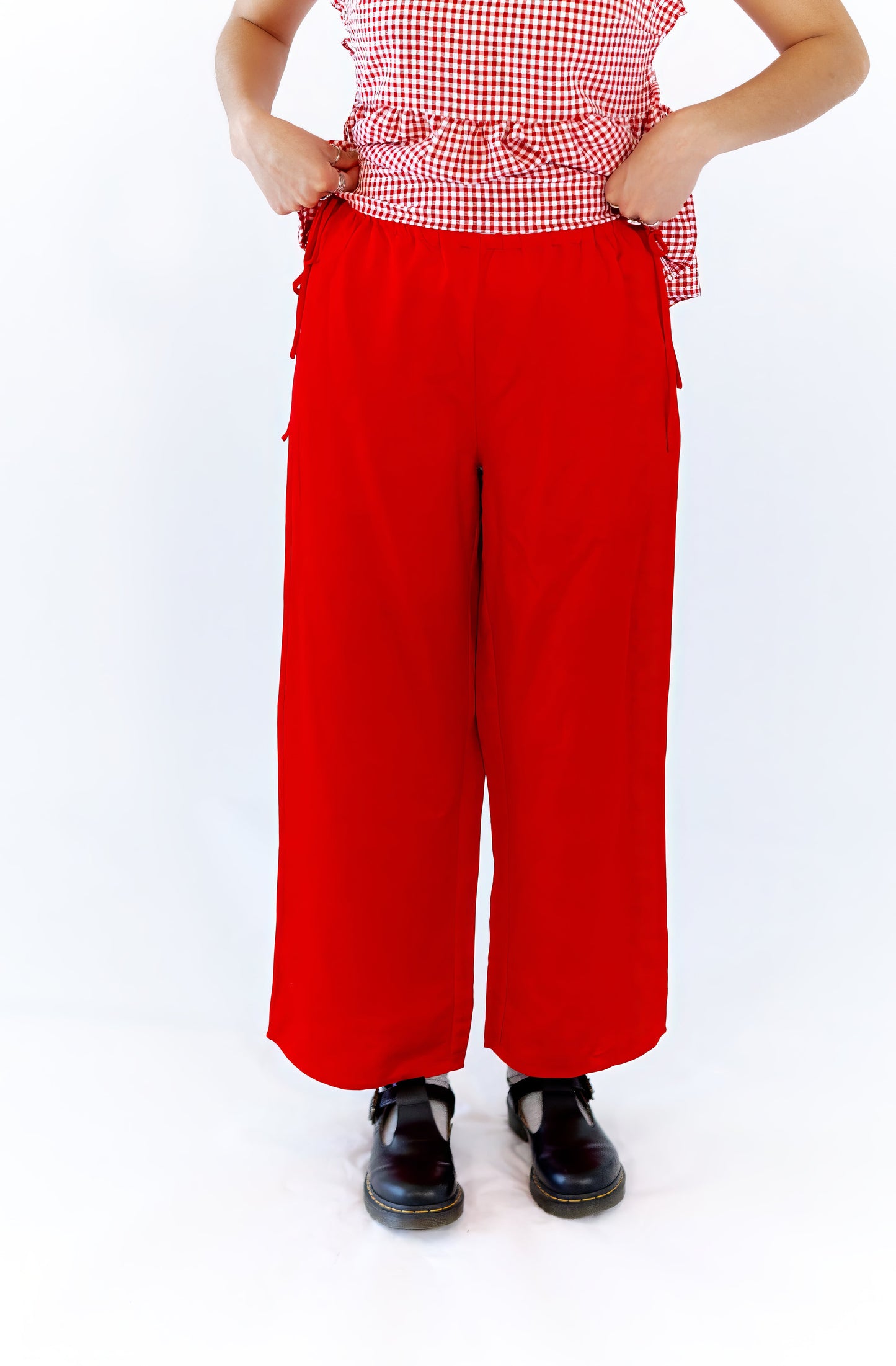 Jenny Linen Tie Waist Pants