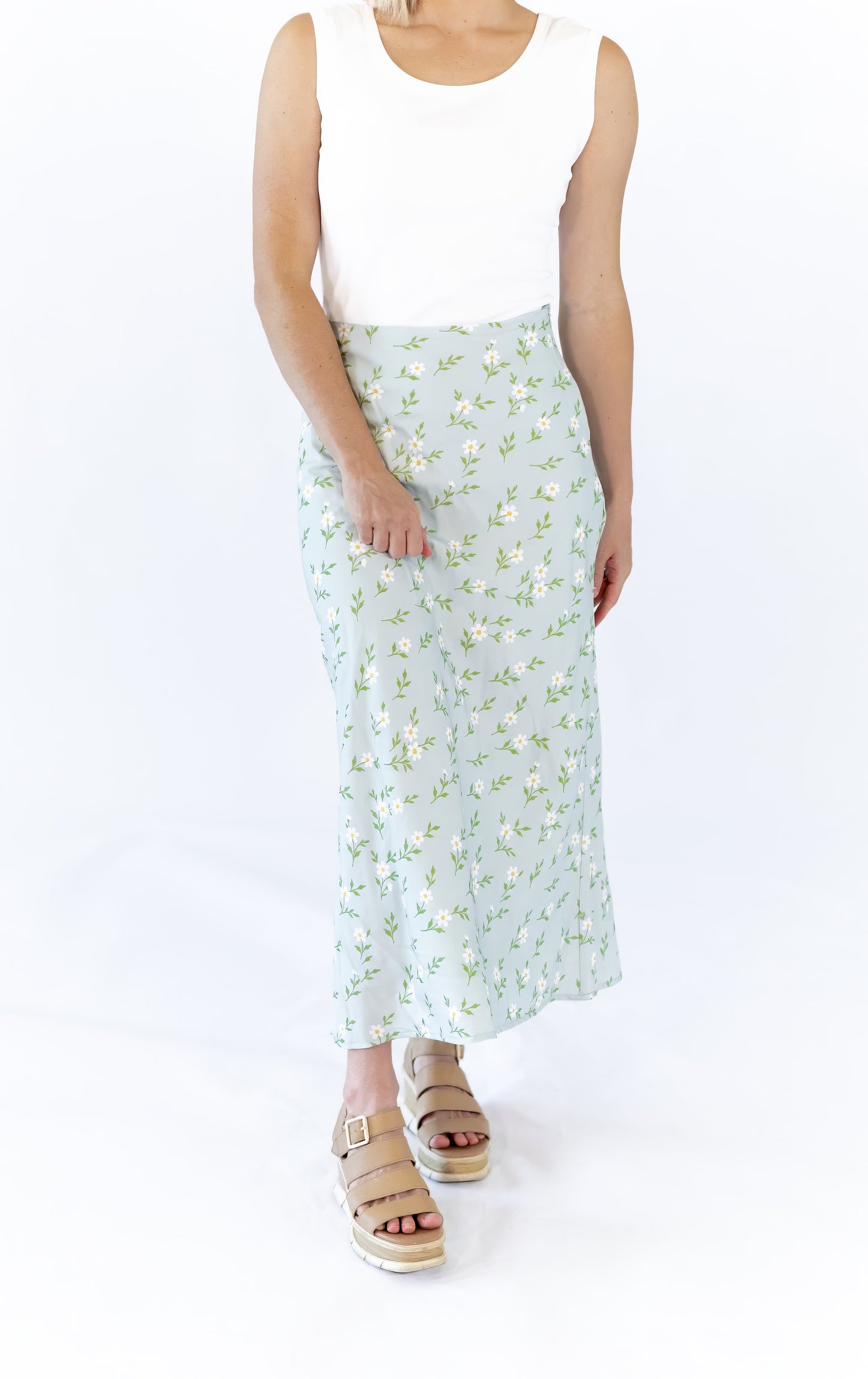 Lily Floral Slip Skirt