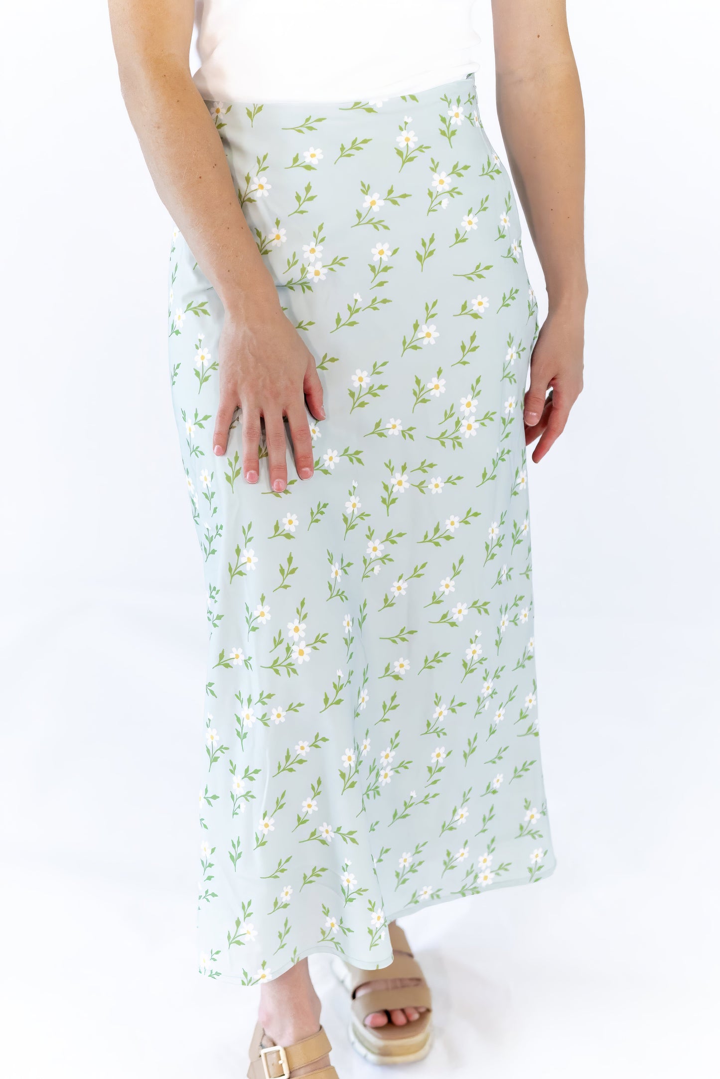 Lily Floral Slip Skirt