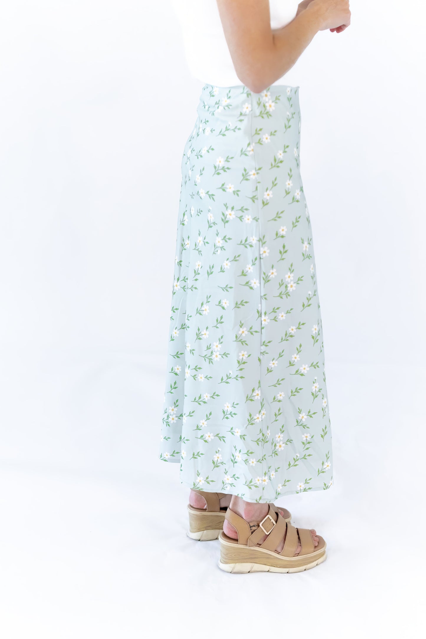 Lily Floral Slip Skirt