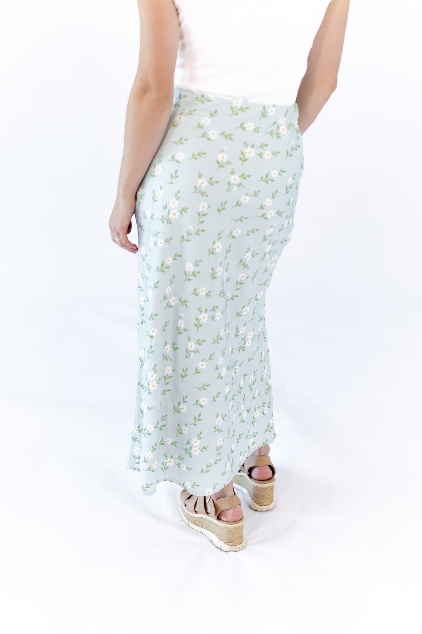 Lily Floral Slip Skirt