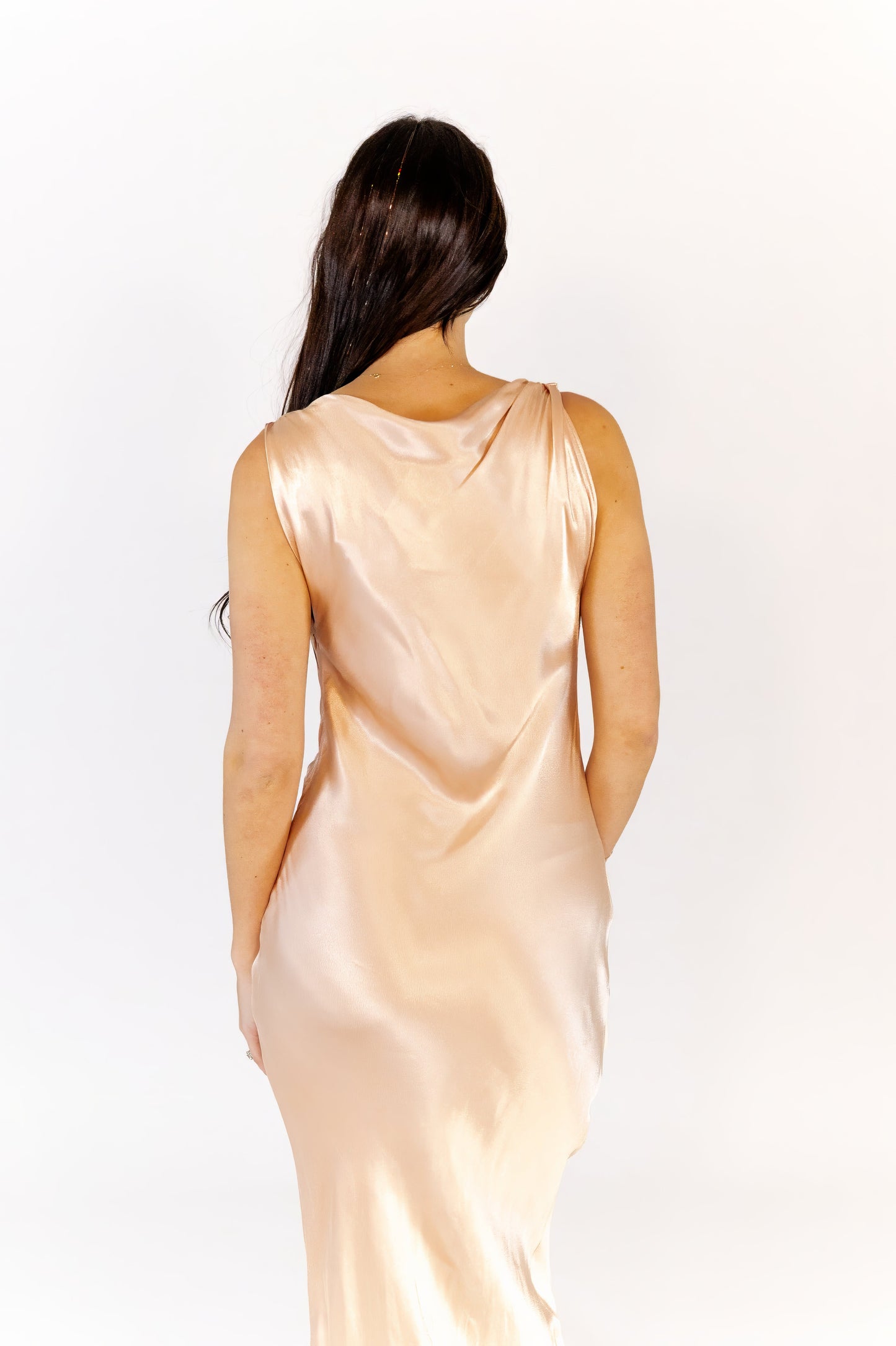 Cindy Satin Maxi Dress