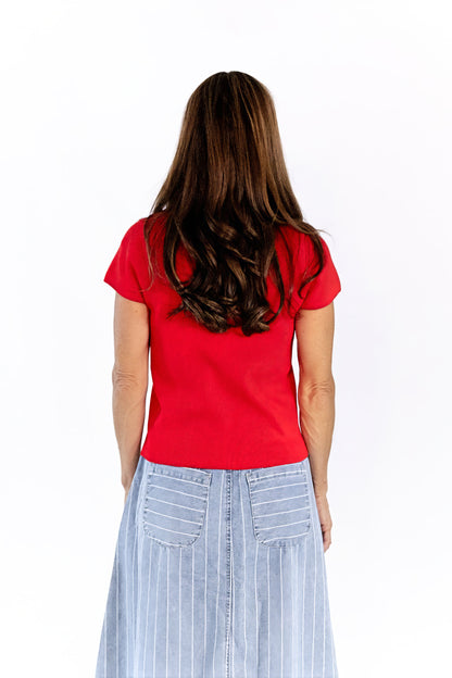 Mara Button Up Top