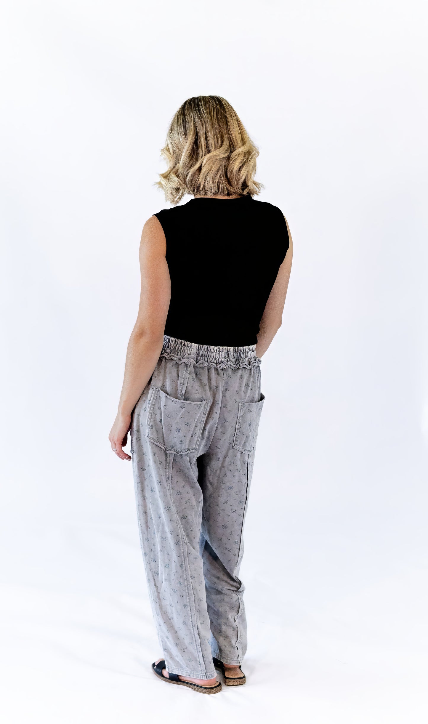 Raven Floral Sweats