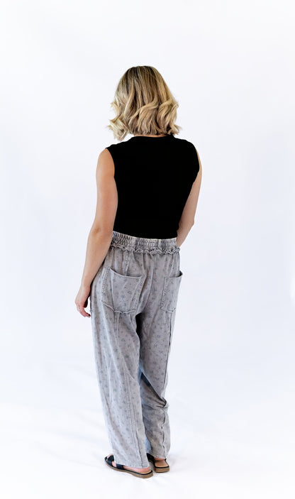 Raven Floral Sweats