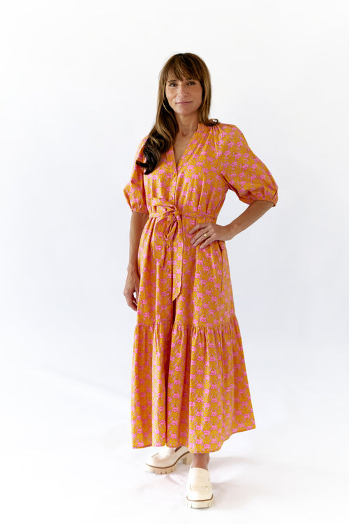 Davie Mosaic Midi Dress