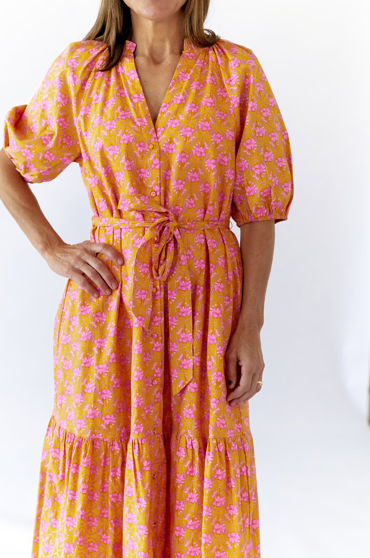 Davie Mosaic Midi Dress