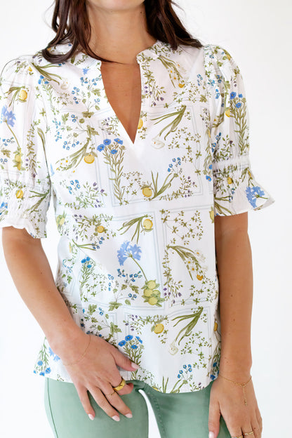 Dowen Floral Print Top ⭐︎ Restocked