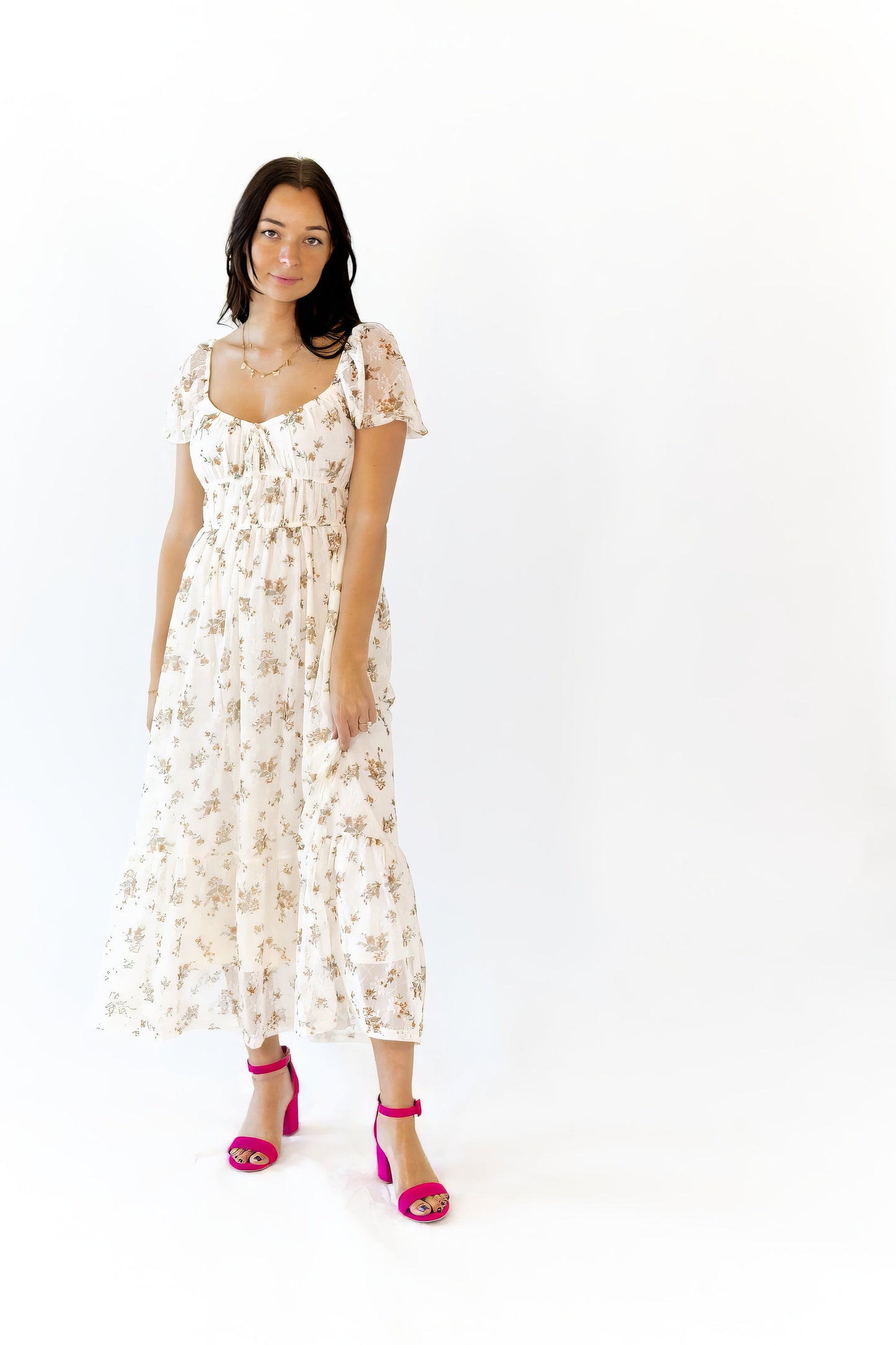 Loraine Floral Print Dress