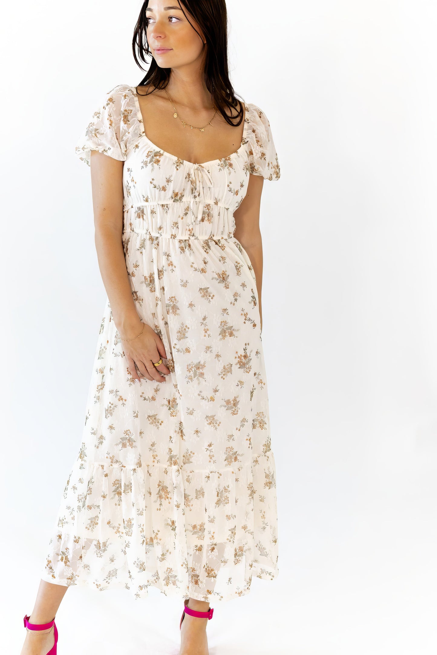 Loraine Floral Print Dress