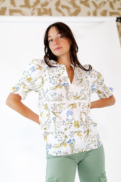 Dowen Floral Print Top ⭐︎ Restocked