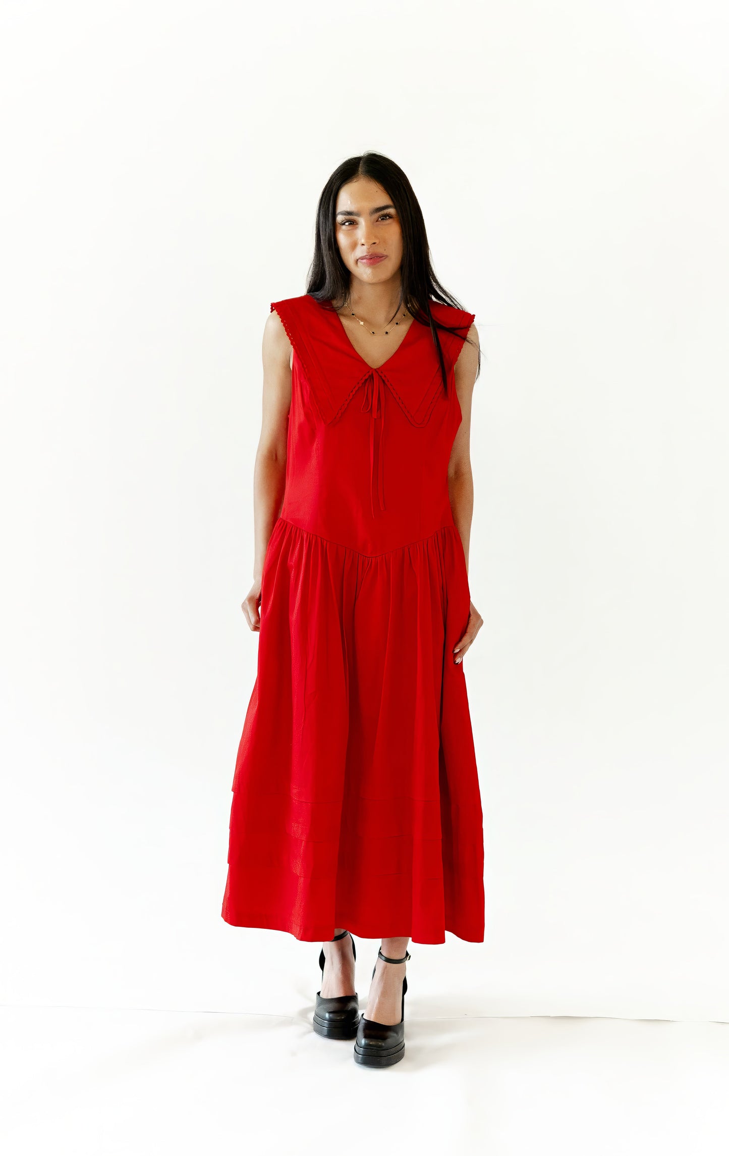 Alory Drop Waist Dress