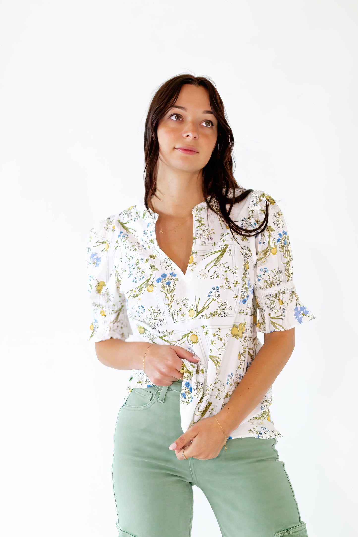 Dowen Floral Print Top ⭐︎ Restocked