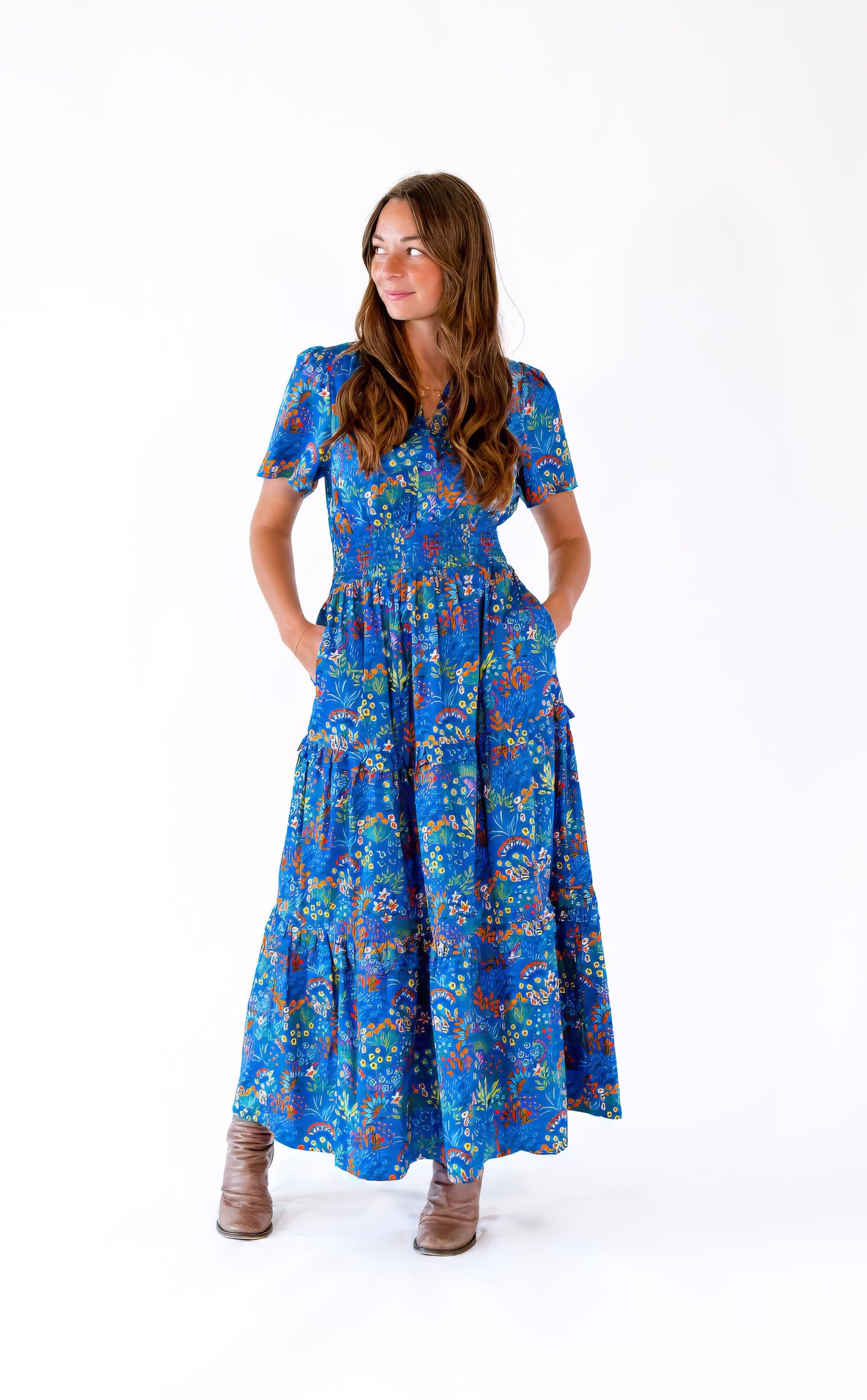 Varena Smocked Maxi ⭐︎ Restocked