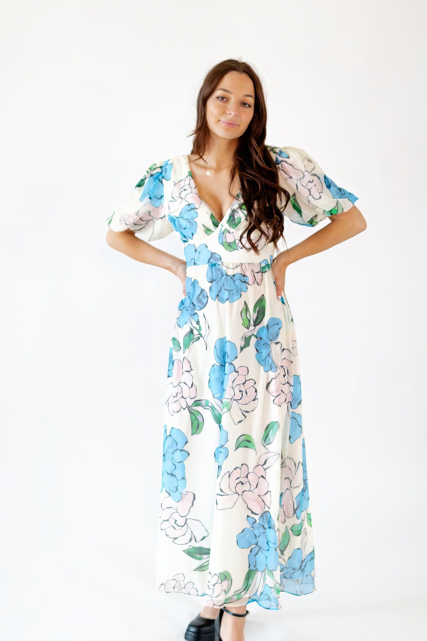 Troy Pastel Floral Dress