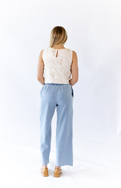 Parish Soft Denim Knit Pants