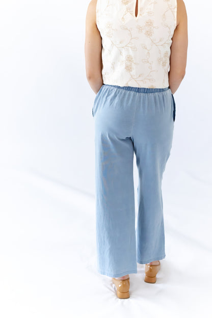 Parish Soft Denim Knit Pants