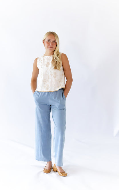 Parish Soft Denim Knit Pants