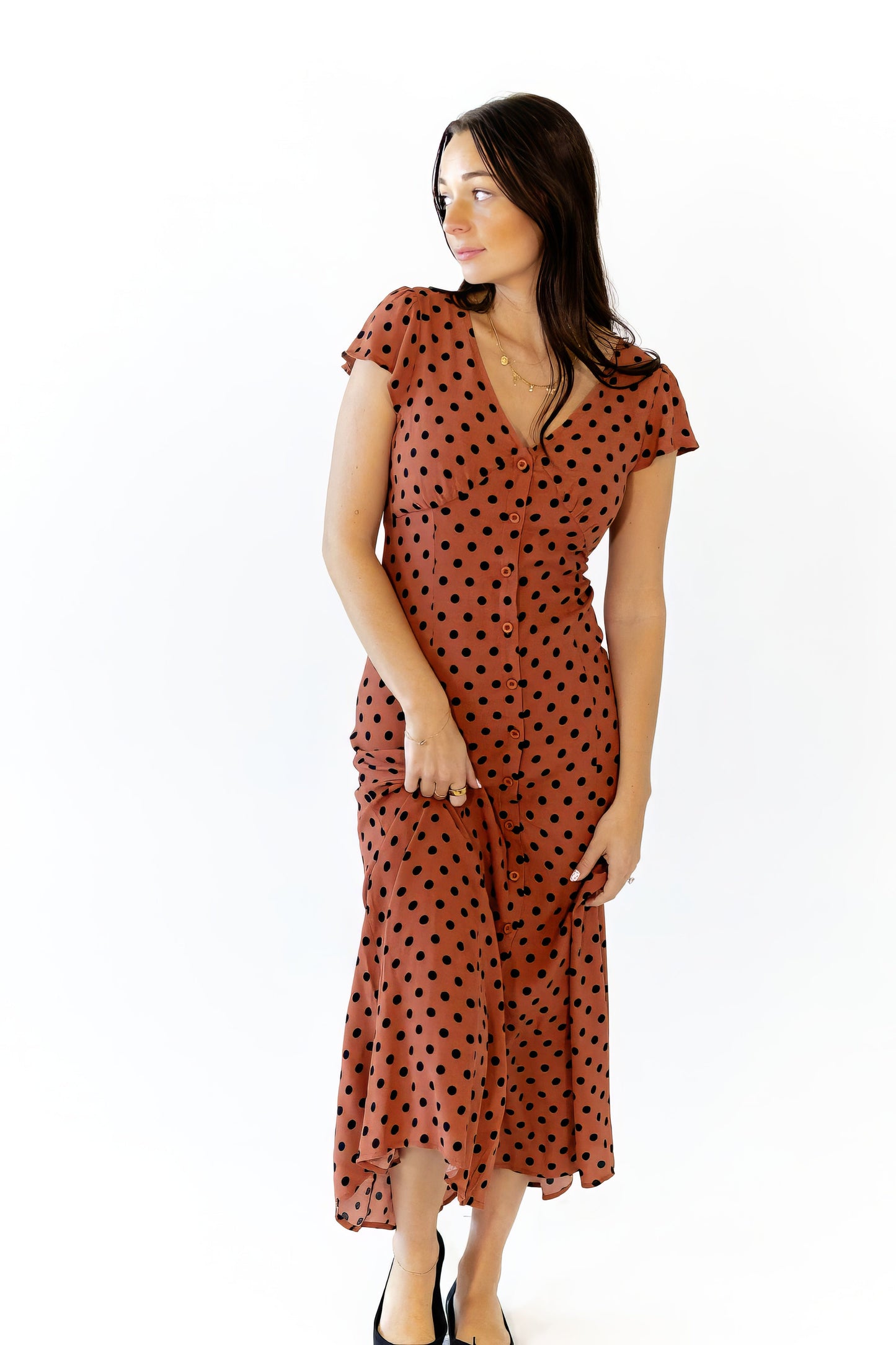 Xena Polka Dot Maxi