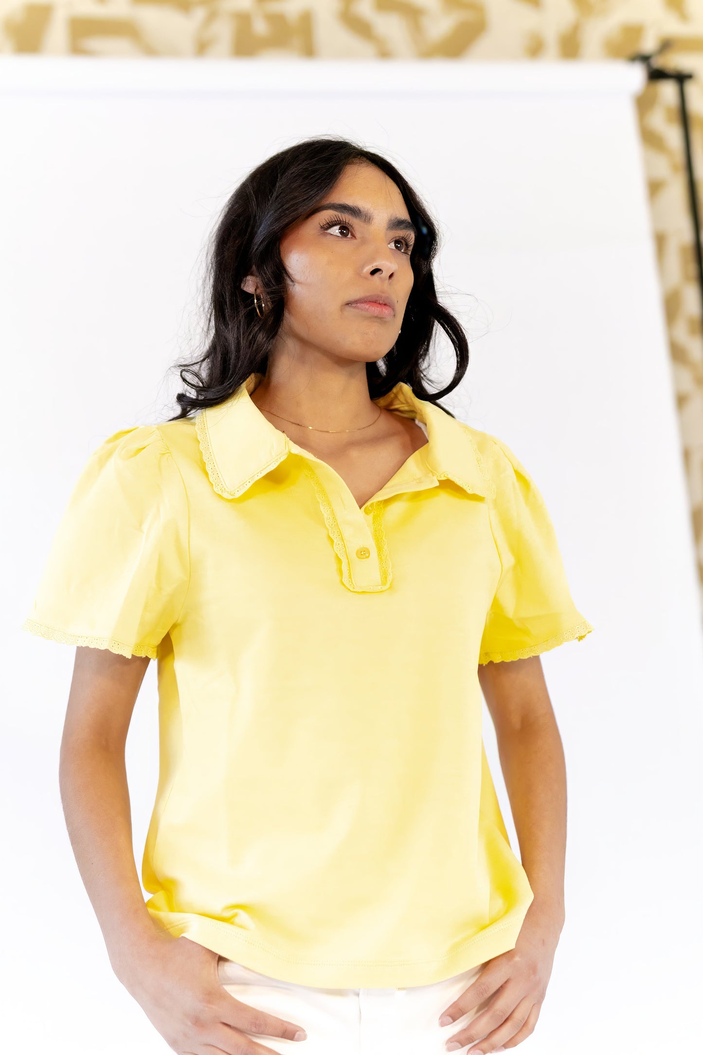 Estie Collared Polo · Yellow  ⭐︎ Restocked