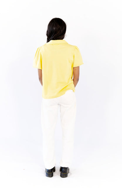 Estie Collared Polo · Yellow  ⭐︎ Restocked