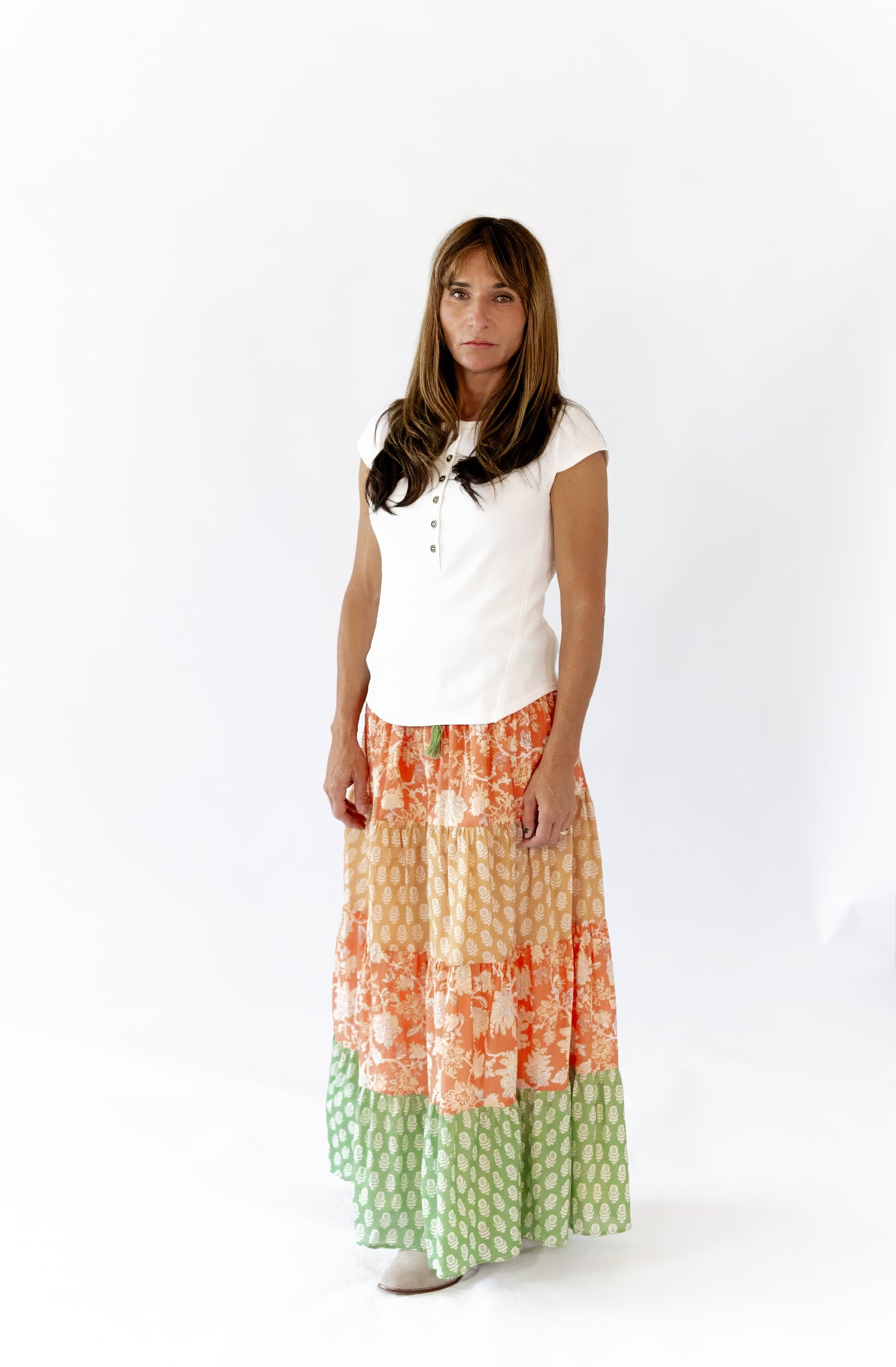Robbie Tiered Maxi Skirt