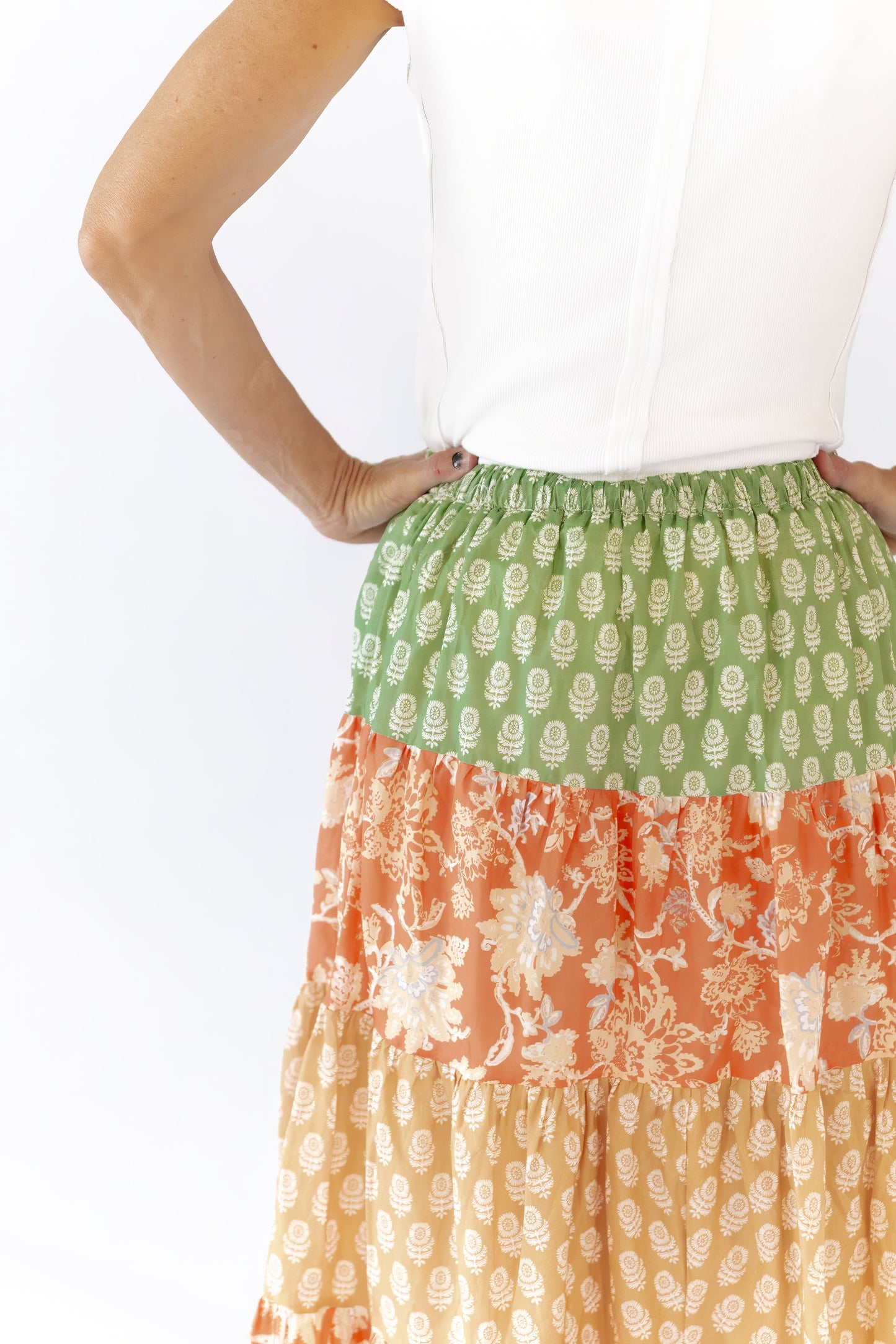 Robbie Tiered Maxi Skirt