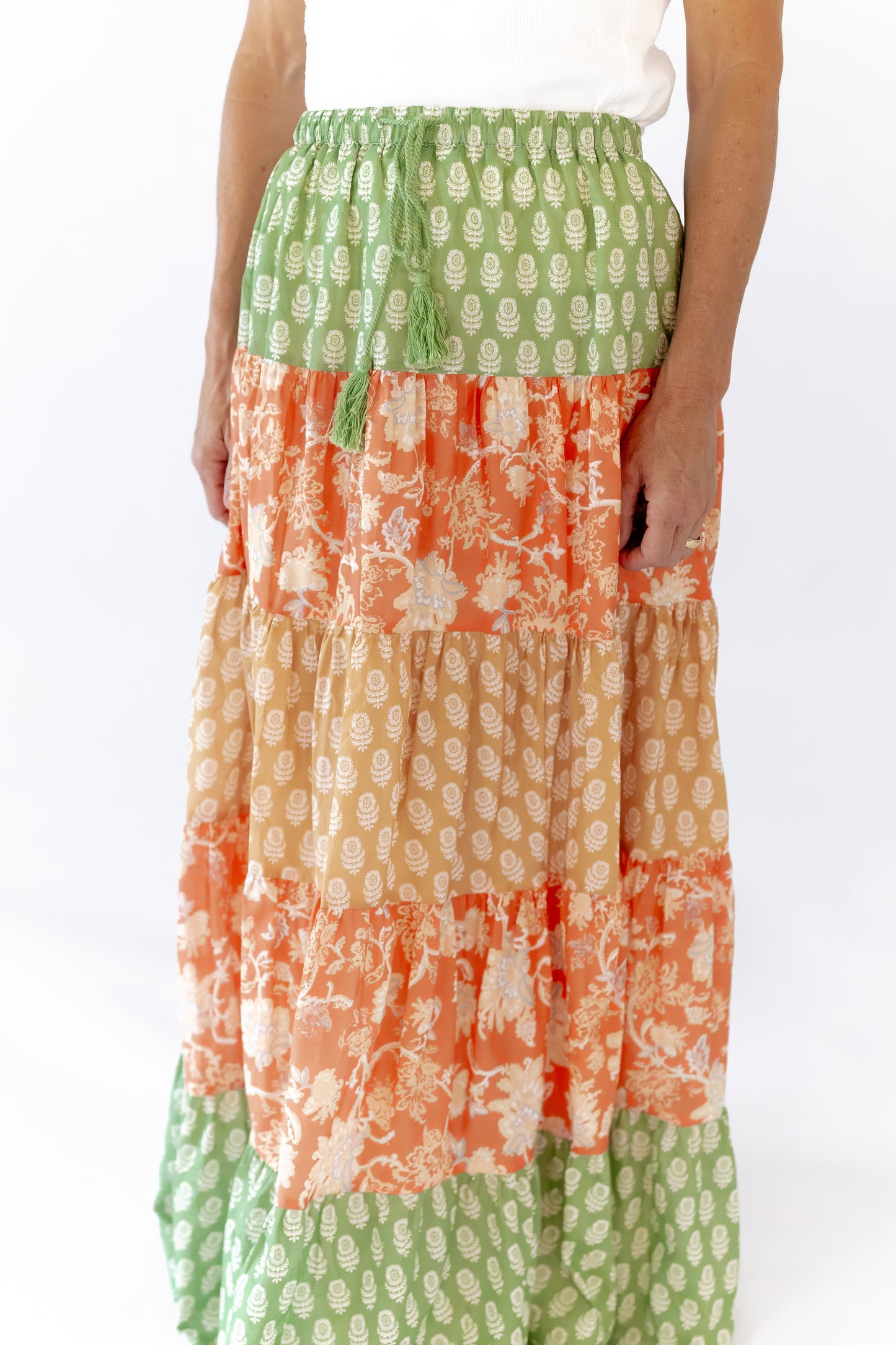 Robbie Tiered Maxi Skirt