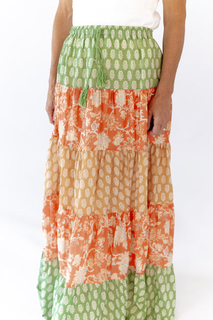 Robbie Tiered Maxi Skirt