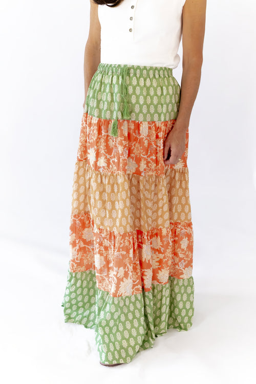 Robbie Tiered Maxi Skirt