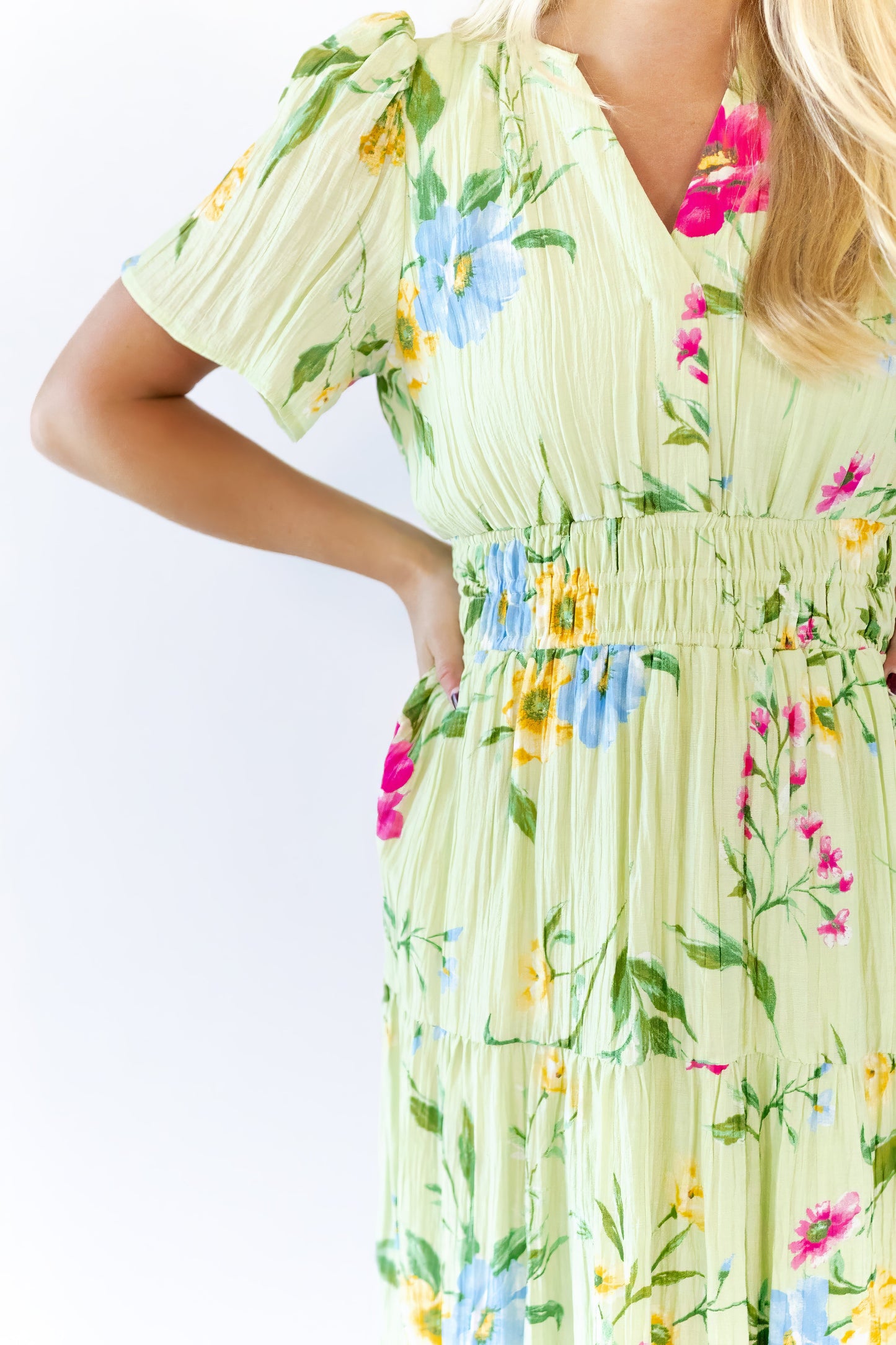 Elaine Floral Midi Dress