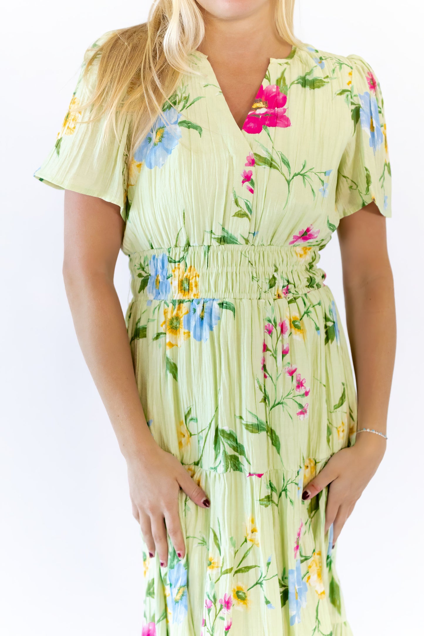 Elaine Floral Midi Dress