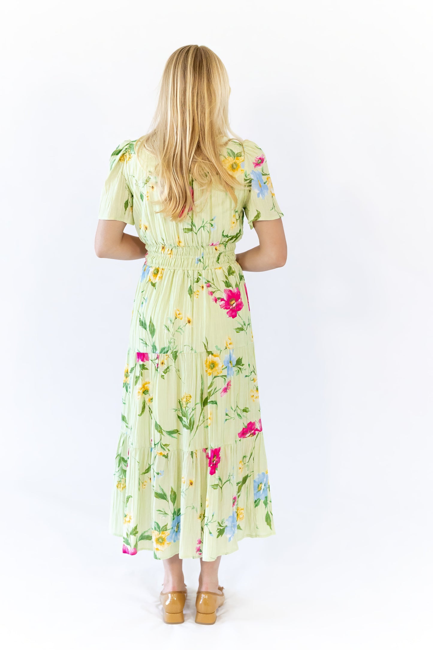 Elaine Floral Midi Dress